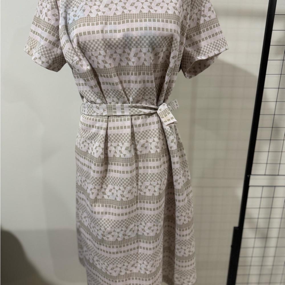 Vintage Sears Elegant Patterned Dress